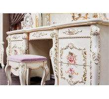 Туалетный столик с зеркалом Венеция Классик (крем)