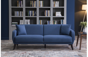 Трехместный Диван-кровать Flexy Флекси (синий)